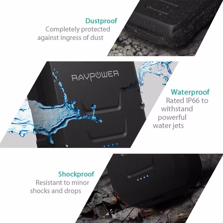 RAVPower Rugged 10050mAh powerbank