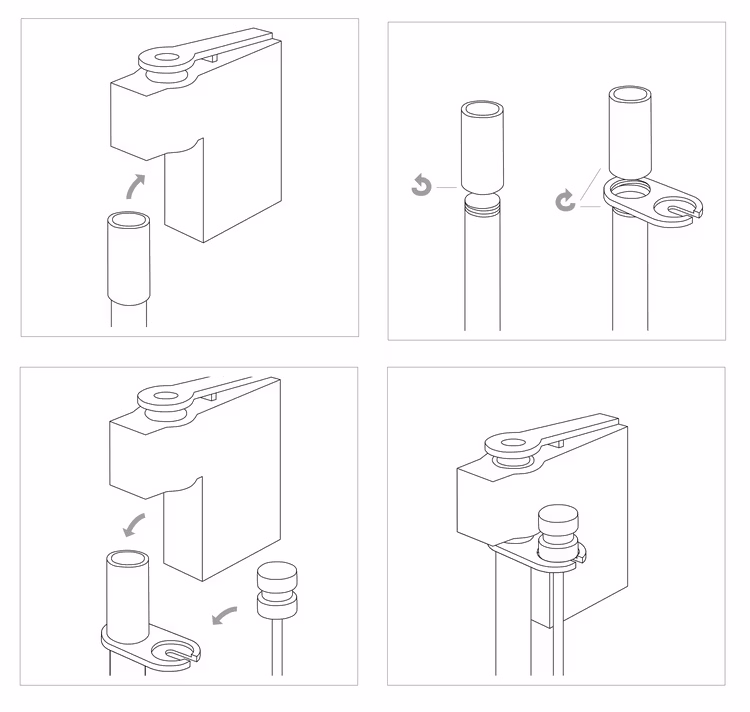 Armanov - Primer Follower Rod Holder Hook