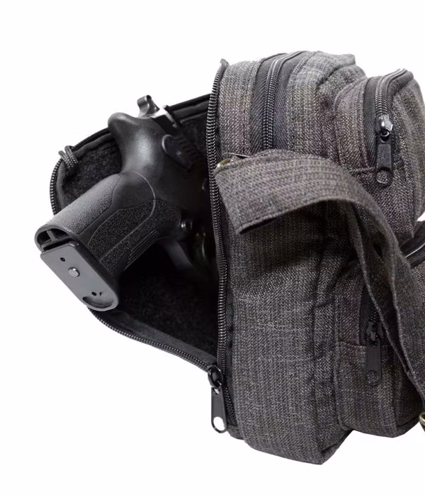 Falco - Elegant shoulder bag for concealed gun transport - (527)
