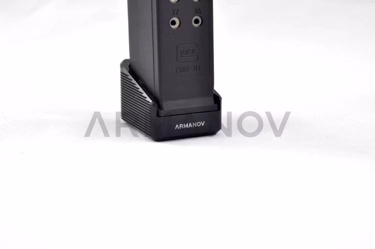 Armanov - Magazine Base Pad for Glock +2rnd – Elegance