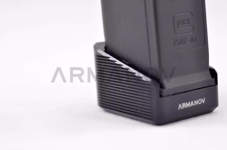 Armanov - Magazine Base Pad for Glock +2rnd – Elegance