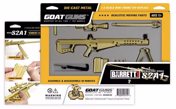 GoatGuns - Mini .50 CAL - Guld