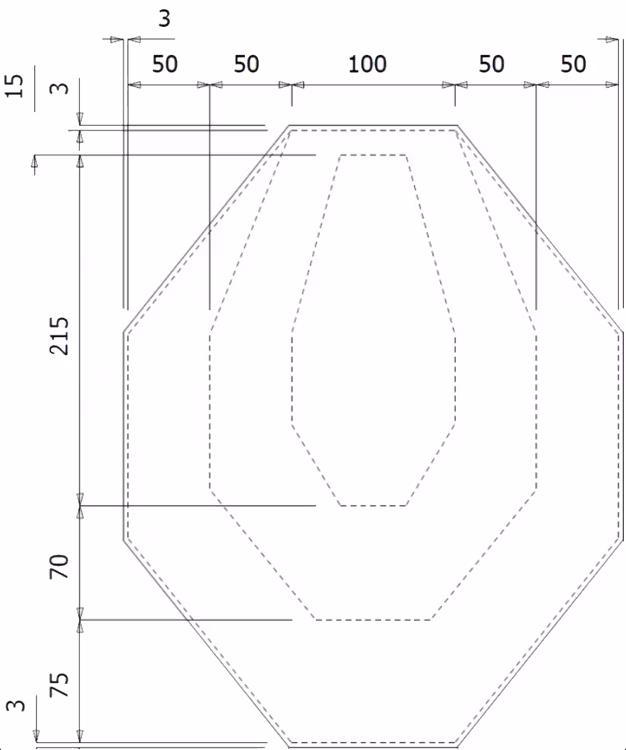 NordicTarget - IPSC Mini target