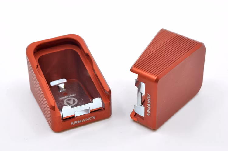 Armanov - Magazine Base Pad +2rnd for Glock – V2