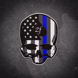 ZF - Blue Line Foxtrot - Sticker