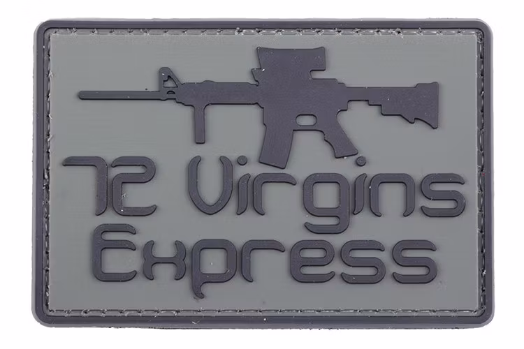 3D patch - 72 Virgins Express