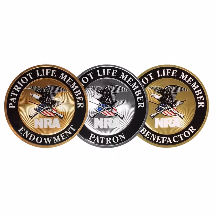 NRA Patriot life member decals