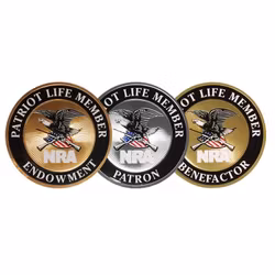 NRA Patriot life member decals