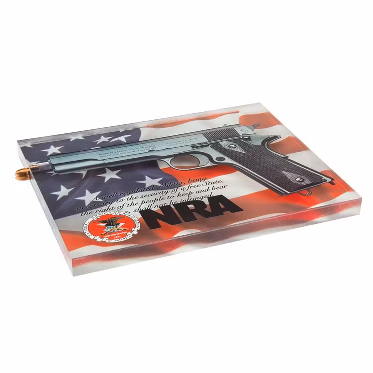 NRA 1911 3D Collectible bullet blockart