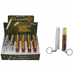 Bullet Style LED Keychain