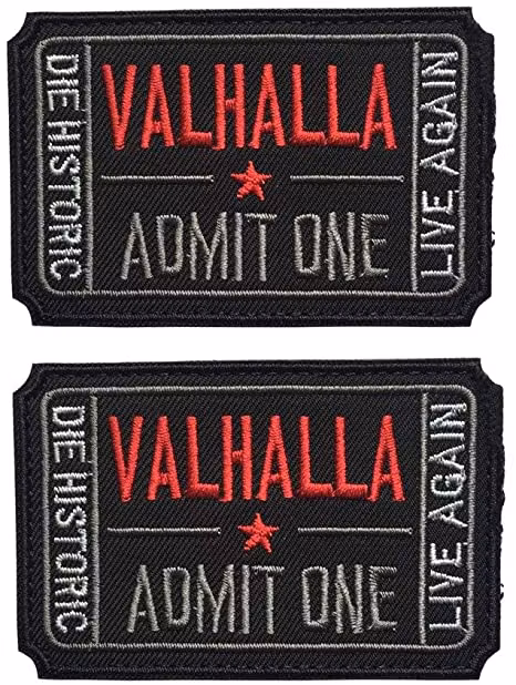 Valhalla Admit One - Patch