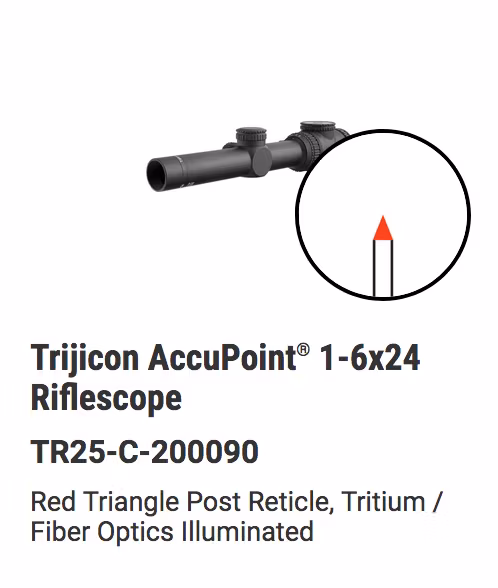 Trijicon - AccuPoint® 1-6x24 Riflescope