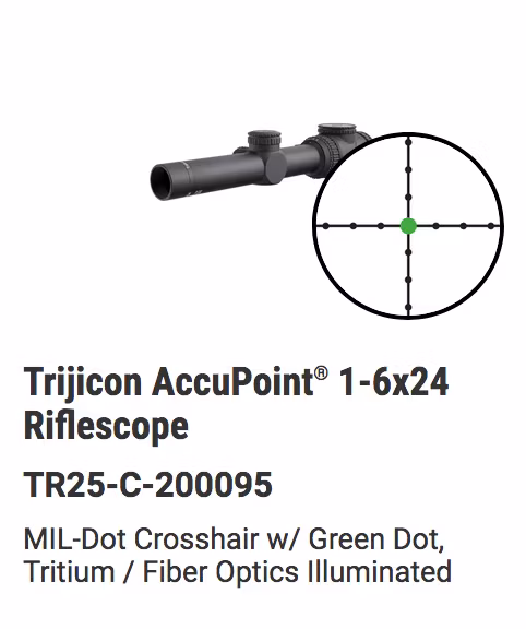 Trijicon - AccuPoint® 1-6x24 Riflescope