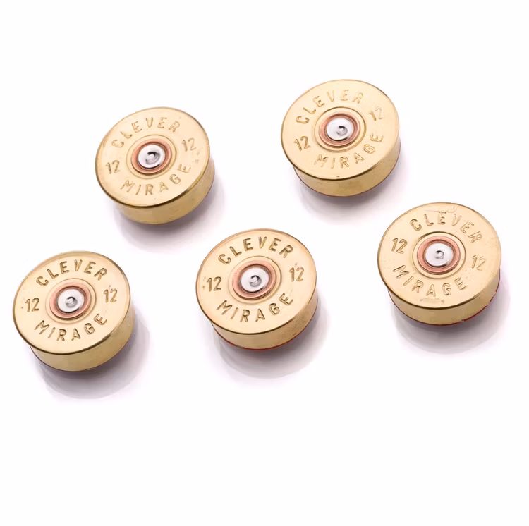 Lucky Shot - 12 Gauge Real Bullet Magnets - (5 per pack)