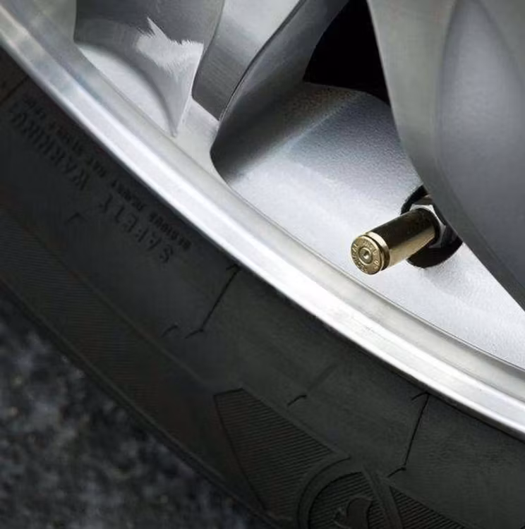Lucky Shot - .40 Caliber Bullet Valve Stem Caps