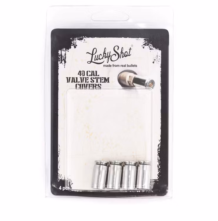 Lucky Shot - .40 Caliber Bullet Valve Stem Caps