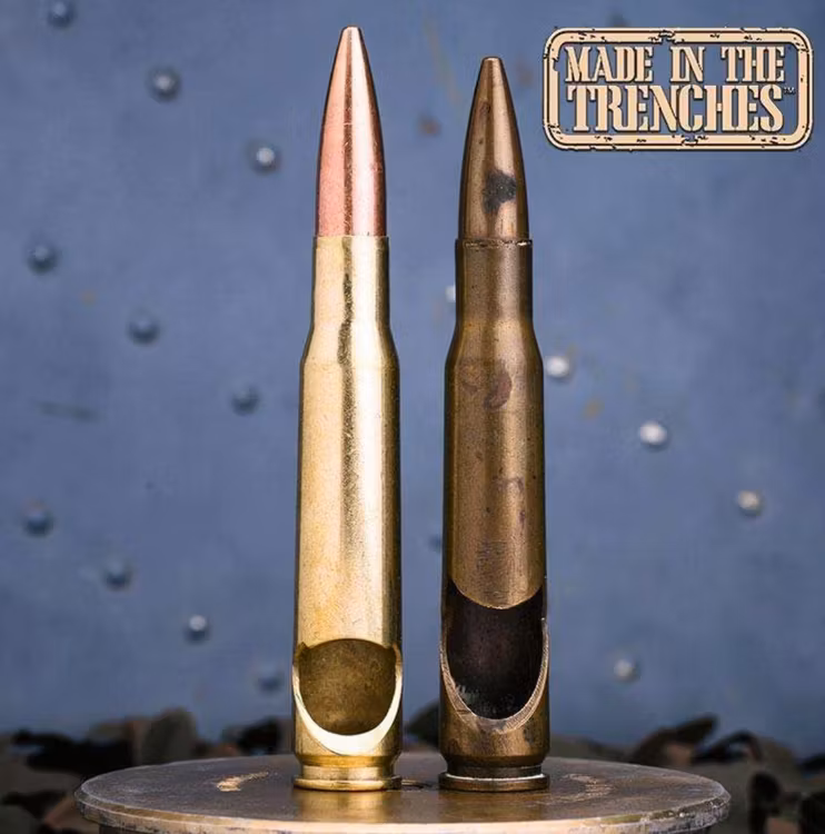 Lucky Shot - .50 Caliber Bullet Bottle Opener in Brass