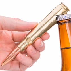 Lucky Shot - .50 Caliber Bullet Bottle Opener in Brass