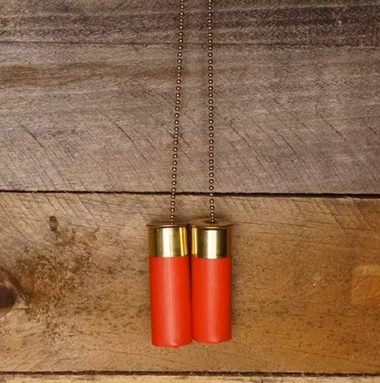 Lucky Shot - 12 Gauge car mirror hangers - Set of 2