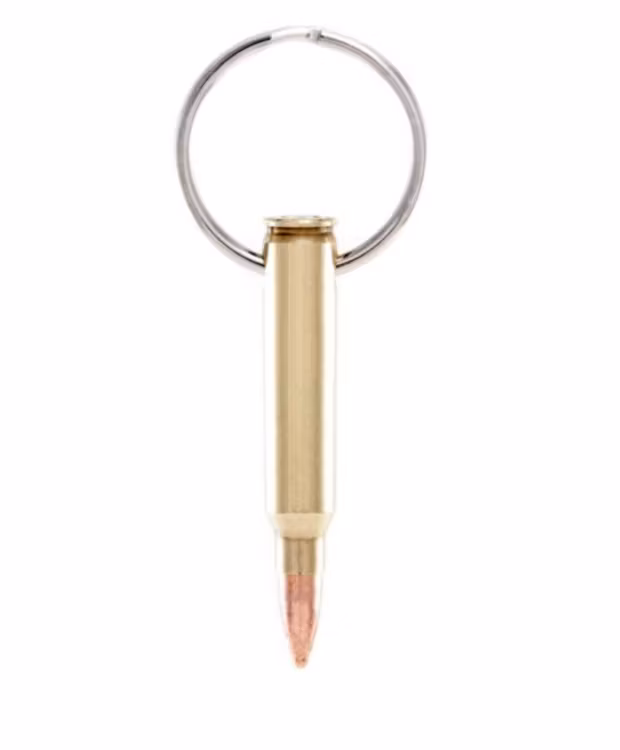 Lucky Shot - Keychain  in Brass