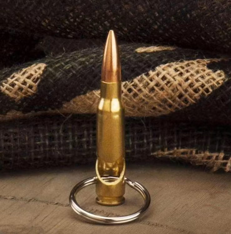 Lucky Shot - .308 Bullet Bottle Opener Keychain