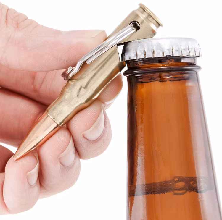 Lucky Shot - .308 Bullet Bottle Opener Keychain