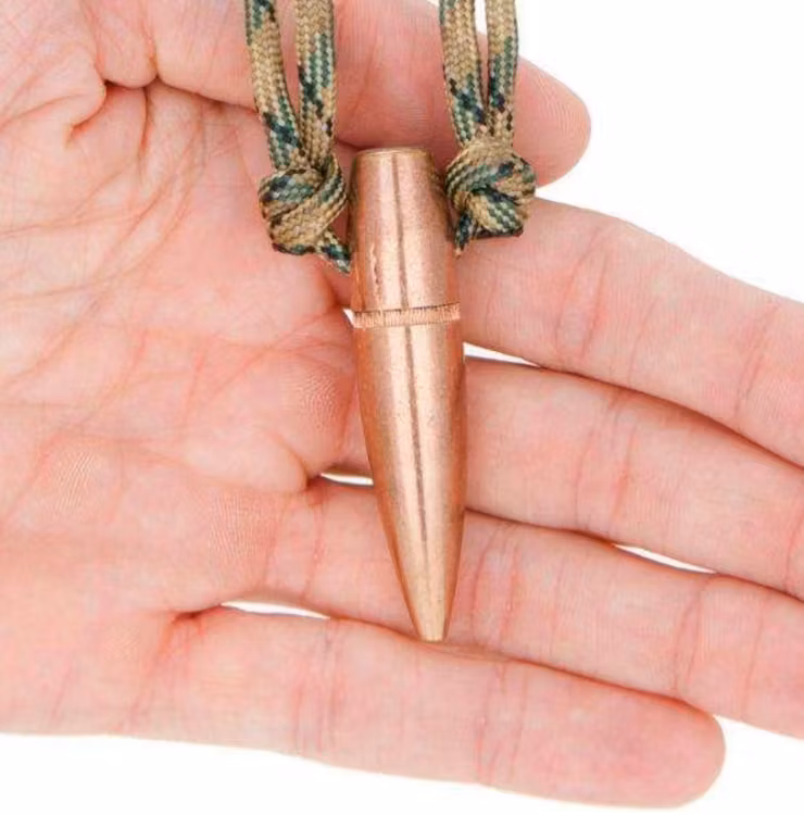 Lucky Shot - .50 Caliber Sniper Paracord Necklace