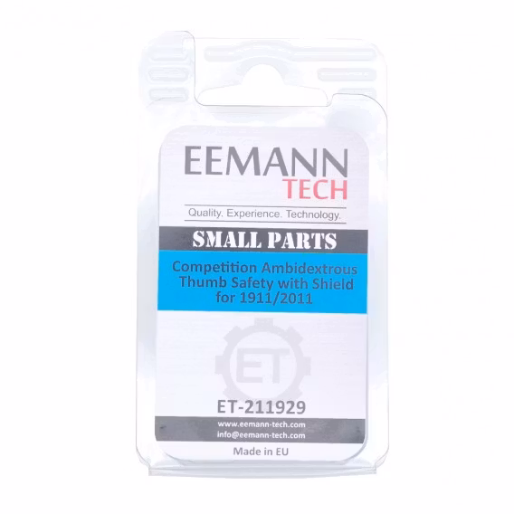 Eemann Tech - Competition Ambidextrous thumb safety with shield for 1911/2011