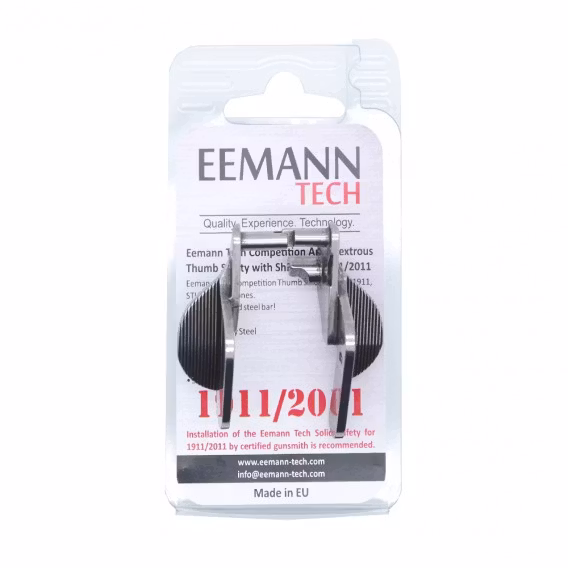 Eemann Tech - Competition Ambidextrous thumb safety with shield for 1911/2011