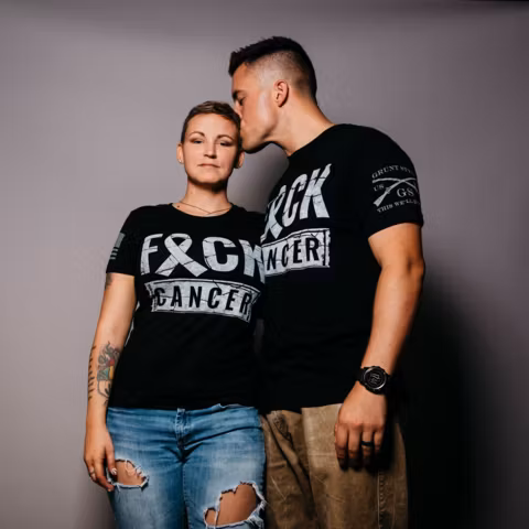 Grunt Style - F*ck cancer throwback - Women's - T-Shirt