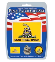 Eagle Emblem - Gift set - Dont tread on me (Pin & Patch)