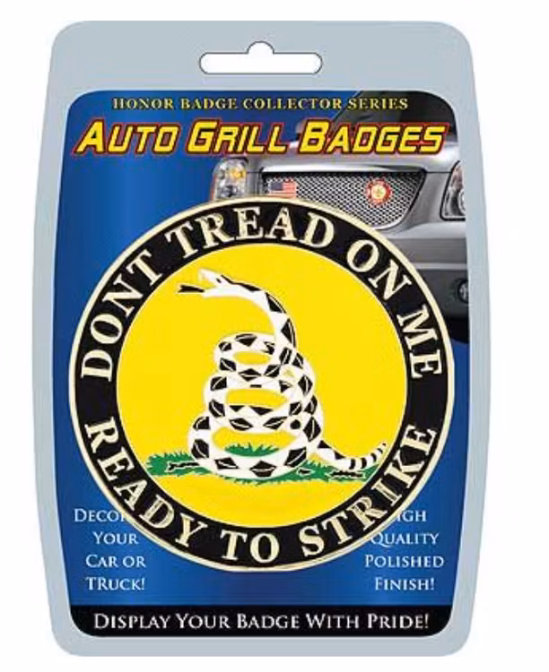 Eagle Emblem - Car grill badge - Dont tread on me