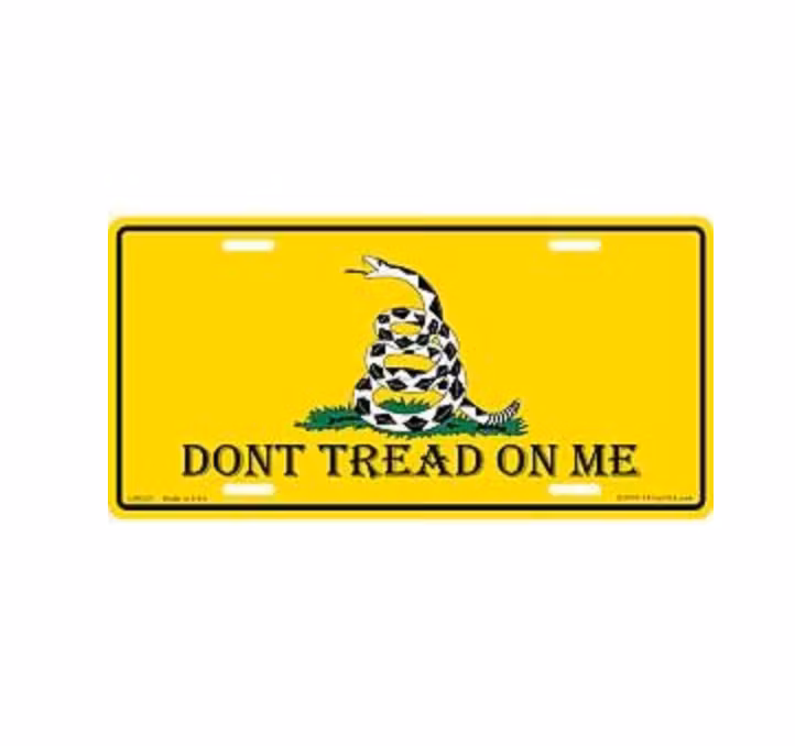 Eagle Emblem - Licens plate - Dont tread on me
