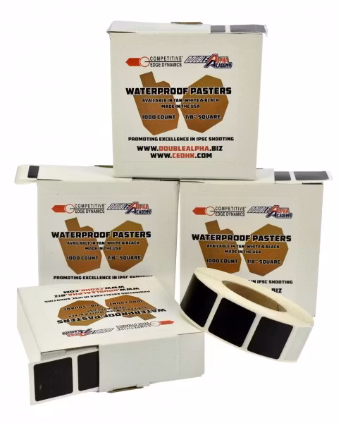 CED/DAA självhäftande täcklappar – waterproof target pasters – rulle