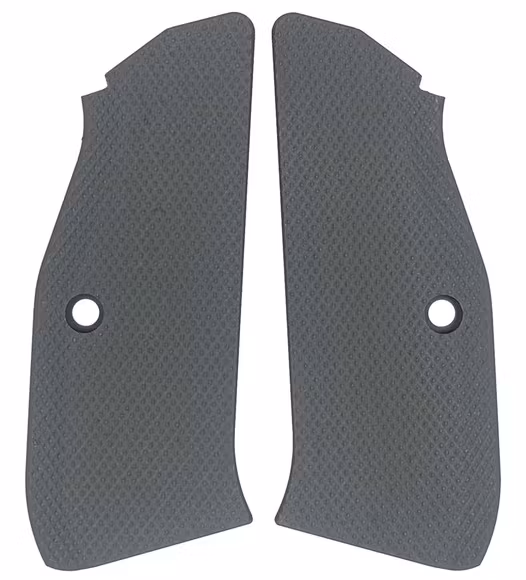 LokGrips - CZ Shadow 2 Thin Full Checkered - Grey