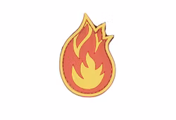 3D - Flame - Patch