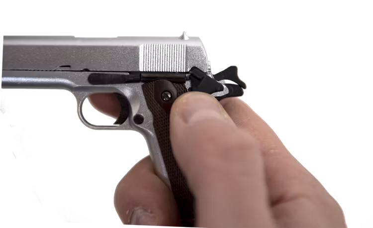 GoatGuns - Mini 1911 Model - Silver