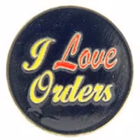 Eagle Emblem - Pin - I love orders