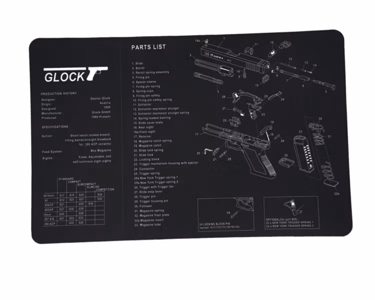 Glock - Gun Cleaning Bench Mat