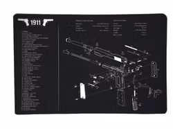 1911 Gun Cleaning Bench Mat