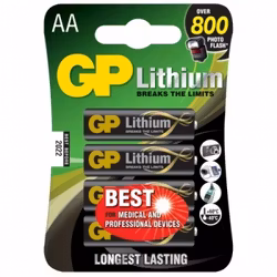 GP - Lithium AA 1.5V - 4 pack