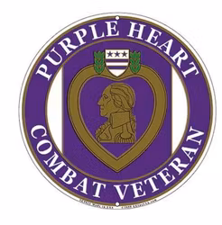 Eagle Emblem - Sign - Purple heart