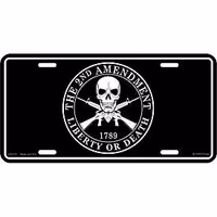 Eagle Emblem - Licens plate - 2nd amendment