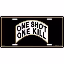 Eagle Emblem - Licens plate - One shot