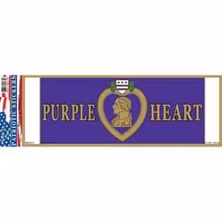 Eagle Emblem - Sticker - Purple heart