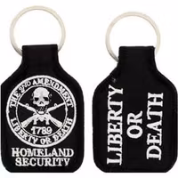 Eagle Emblem - Key ring - 2nd amendment - embroided
