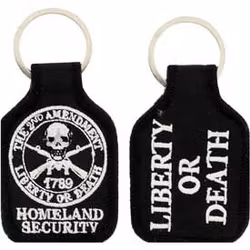 Eagle Emblem - Key ring - 2nd amendment - embroided