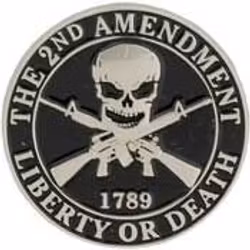 Eagle Emblem -  2nd amendment - Pin
