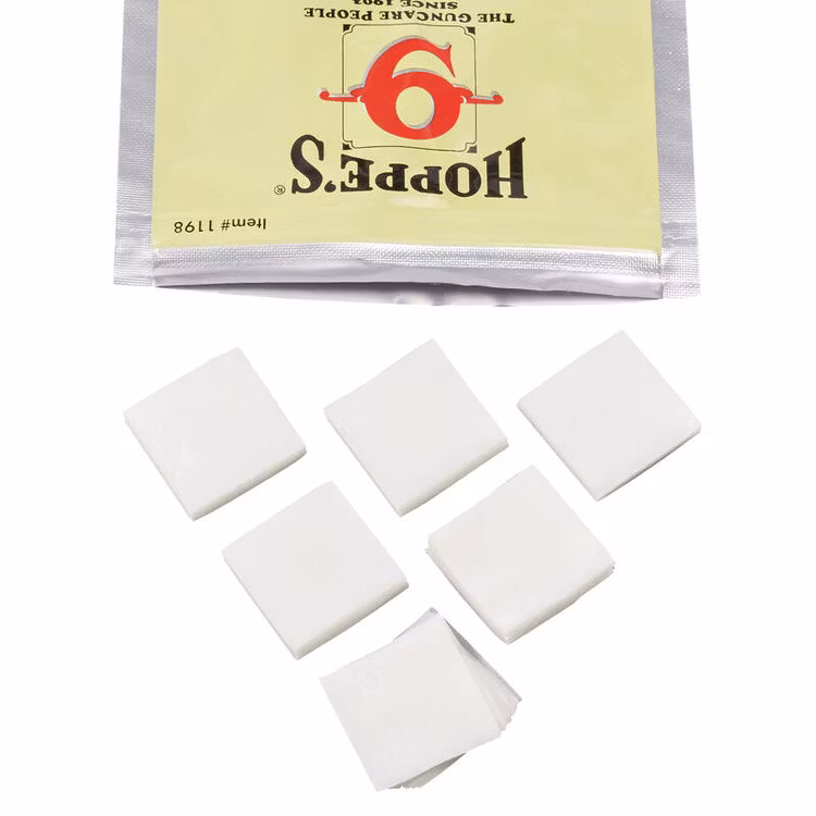 Hoppe's No. 9 - Treated gun cleaning patches