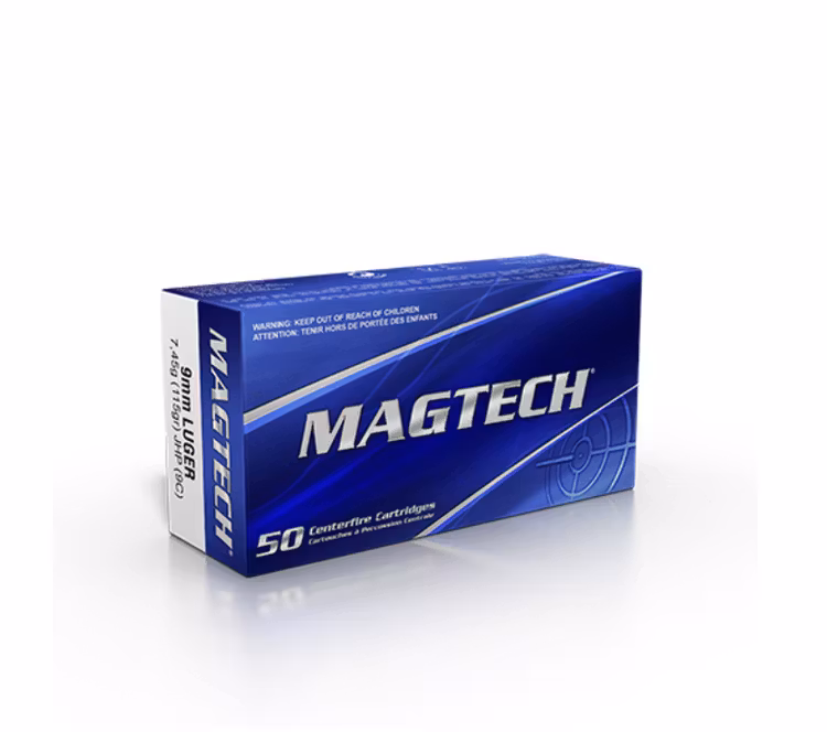 Magtech - 9mm - 115 grs - JHP - 50 st